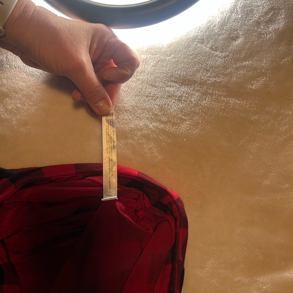 Soma Cool Nights Buffalo Plaid Red and Black Check Pajama Set Sz M. - Picture 10 of 10